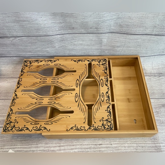 Ziplock Bag Storage Organizer for Drawer Wall Bamboo - Picture 6 of 9